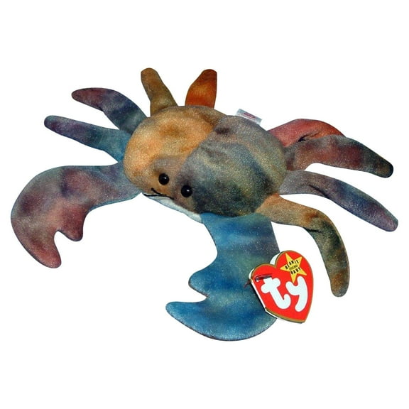 Ty Beanie Baby: Claude the Crab | Stuffed Animal | MWMT