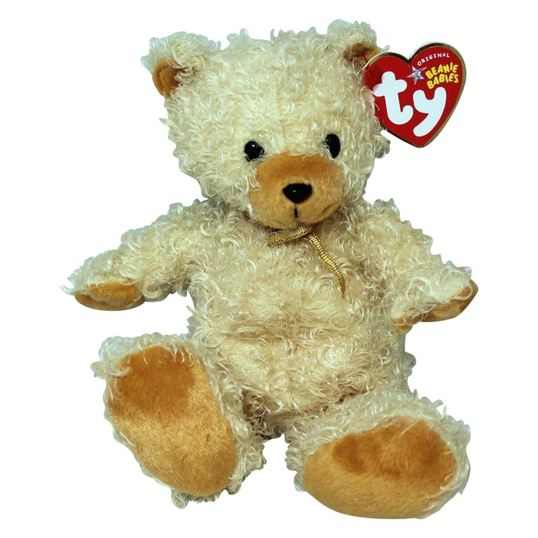 Ty Beanie Baby: Curls the Bear | Stuffed Animal | MWMT - Walmart.com