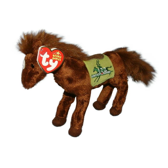 Ty Beanie Baby: Derby 132 the Horse | Stuffed Animal | MWMT