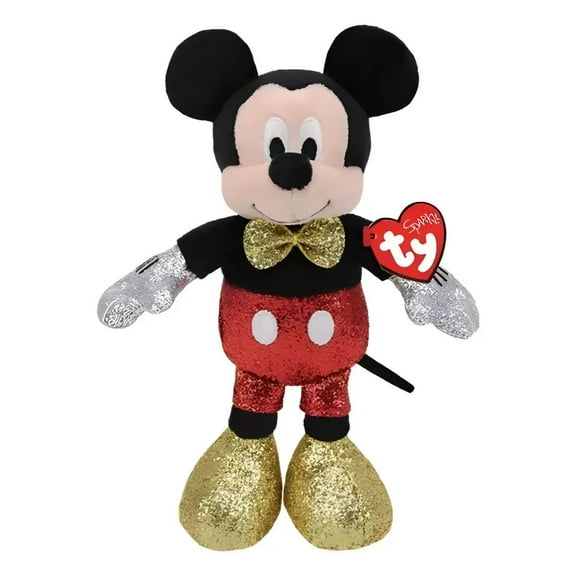 Ty Beanie Baby Disney Sparkle - Mickey Mouse (6" Plush) (BONUS ONE RANDOM TY ERASER)