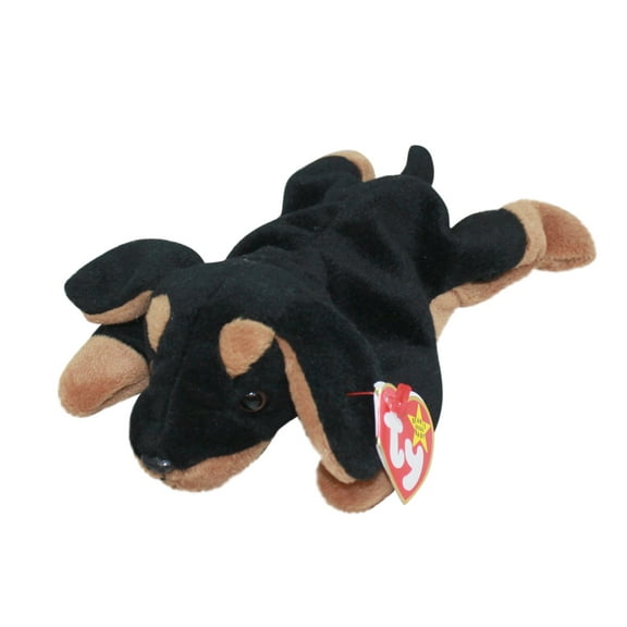 Ty Beanie Baby: Doby the Doberman | Stuffed Animal | MWMT