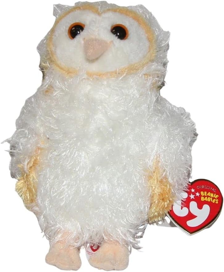 Ty Beanie Baby - Eglantine Guardians of  Ga'Hoole OWL Plush (BONUS ONE RANDOM TY ERASER)