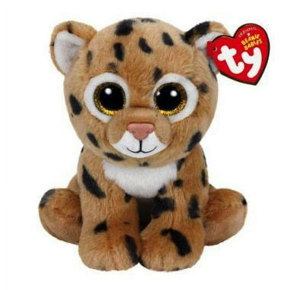 Ty Beanie Baby Freckles The Leopard (Glittery Eyes) 6 inch NEW