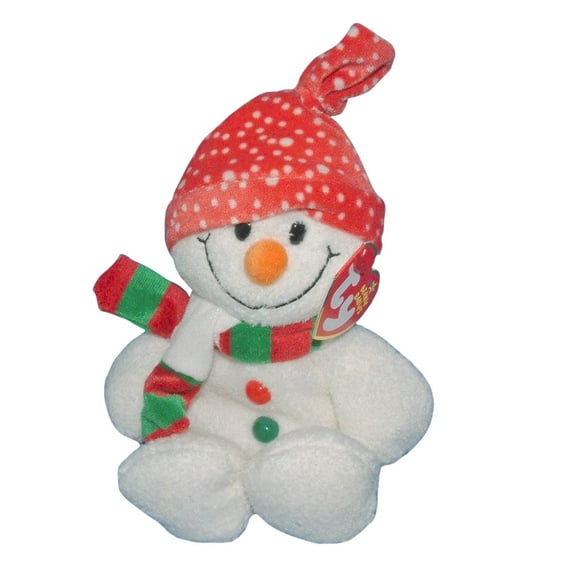 Ty Beanie Babies Freezie the Snowman Christmas Plush 2006