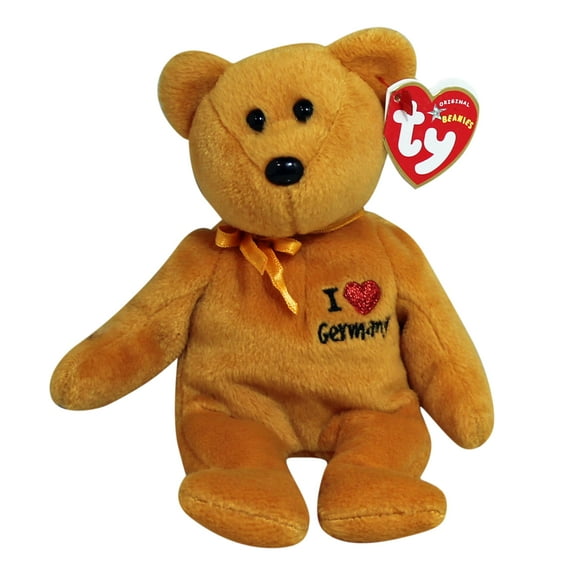 Ty Beanie Baby: Germany the Bear - Germany Exclusive | Stuffed Animal | MWMT's