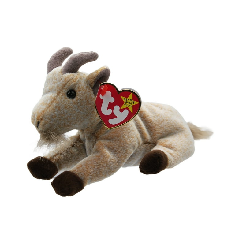 Ty Beanie Baby Goatee the Goat Stuffed Animal MWMT