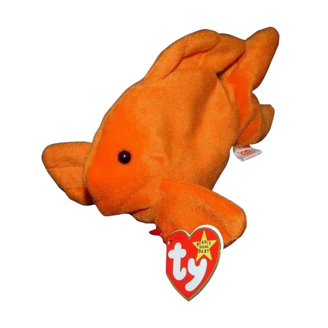 Ty Beanie Baby Goldie the Goldfish Stuffed Animal MWMT's