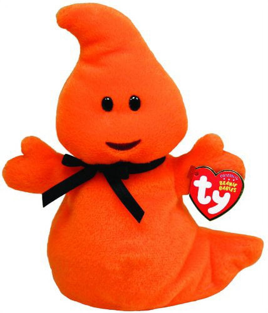 ty Beanie Babies ぬいぐるみ Ty Beanie Baby Haunt - Orange ghost - Walmart.com