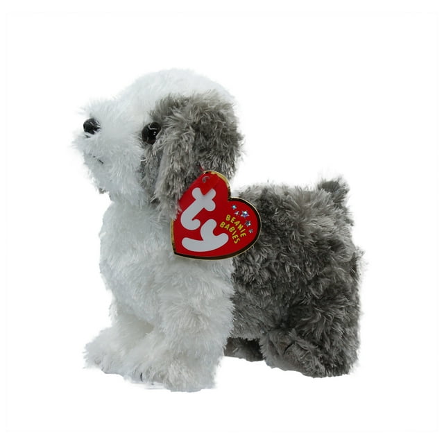 Ty Beanie Baby Herder the Old English Sheep Dog Stuffed Animal