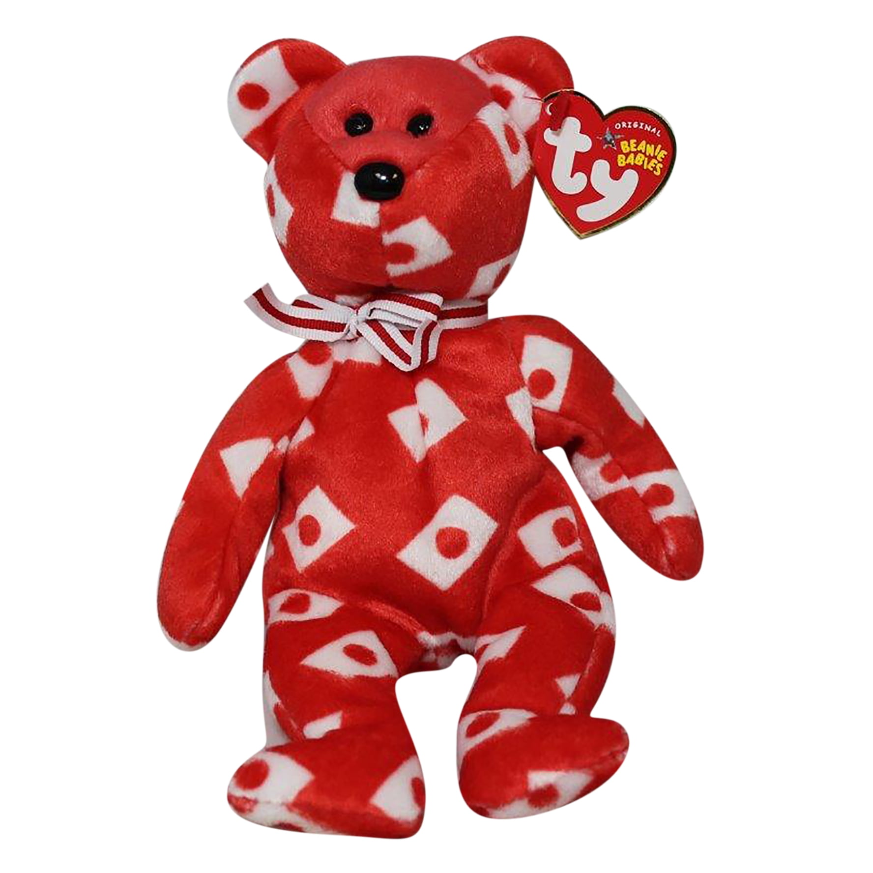 Ty Beanie Baby: Hikari the Bear Black Nose - Asia-Pacific
