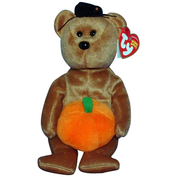 Ty Beanie Babies Hocus the Bear Halloween Plush 2005