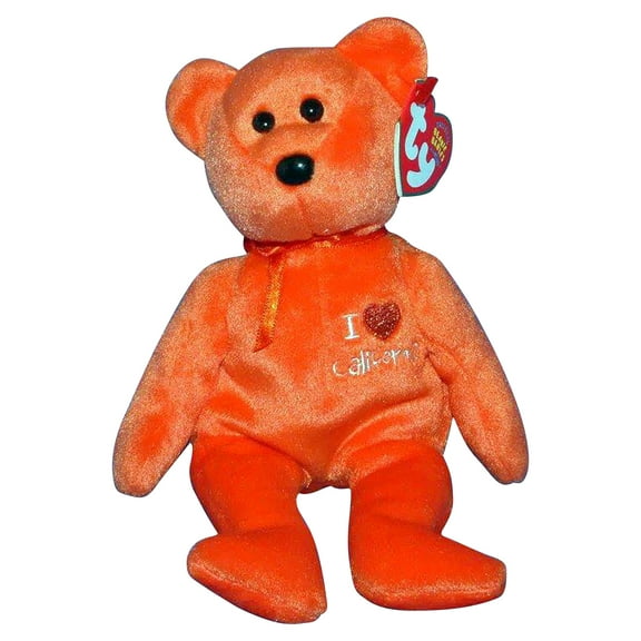Ty Beanie Baby: I Love California the Bear | Stuffed Animal | MWMT's