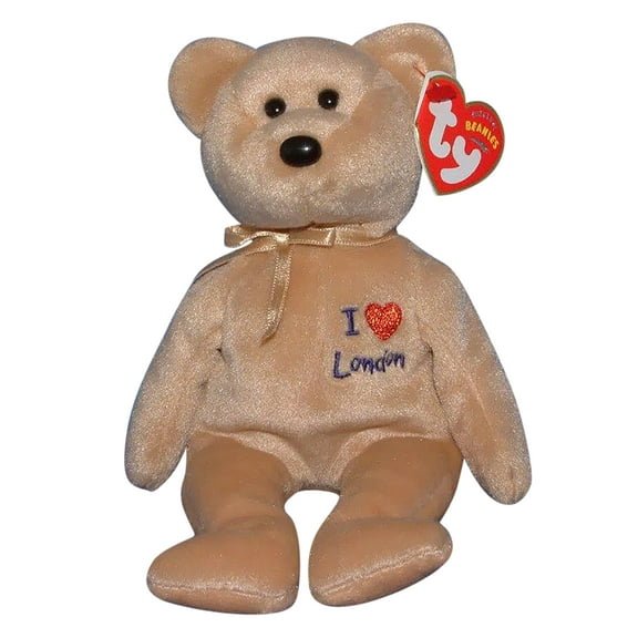 Ty Beanie Baby: I Love London the Bear - London exclusive | Stuffed Animal | MWMT's