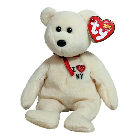 Ty Beanie Baby: I Love NY the Bear - Toy Fair Exclusive | Stuffed Animal | MWMT