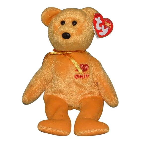 Ty Beanie Baby: I Love Ohio the Bear | Stuffed Animal | MWMT's