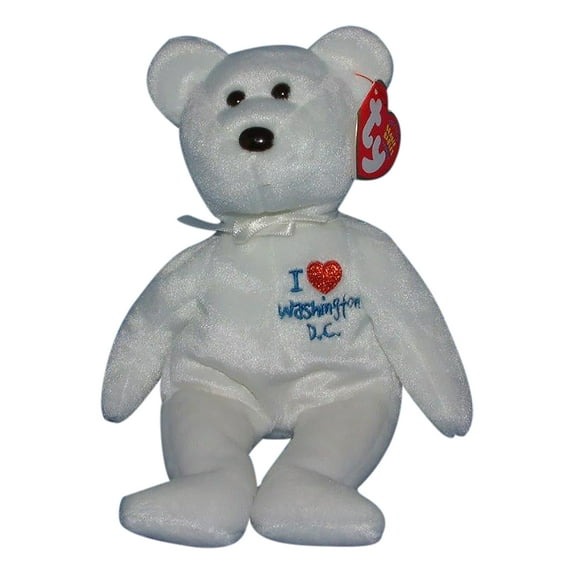 Ty Beanie Baby: I Love Washington DC the Bear | Stuffed Animal | MWMT