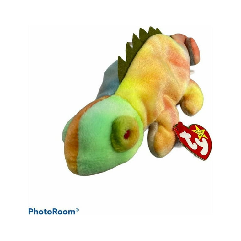 Iggy and rainbow beanie babies best sale worth
