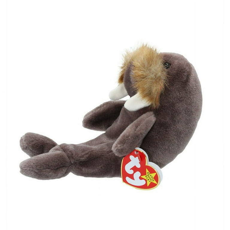 Ty Beanie Baby Jolly the Brown Walrus NEW PVC Tag Plush