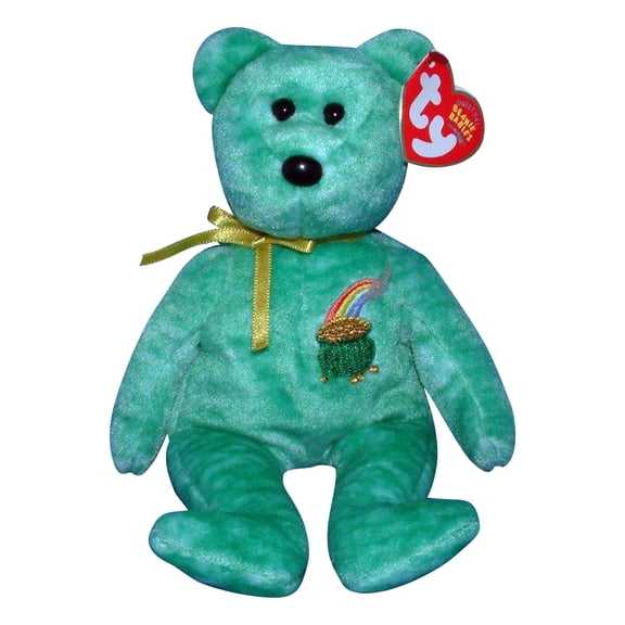 Ty Beanie Babies Killarney the Bear St. Patricks Day Plush 2003