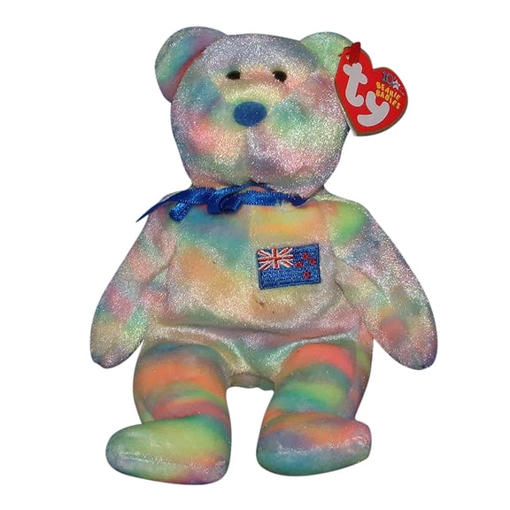 Ty Beanie Baby: Kiwiana the Bear - New Zealand Exclusive | Stuffed Animal | MWMT