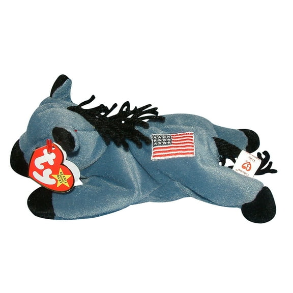 Ty Beanie Babies Lefty the Donkey US Presidential Election Plush 1996