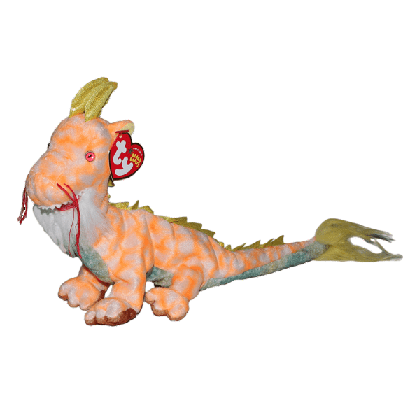 Ty Beanie Baby: Loong the Dragon | Stuffed Animal | MWMT's