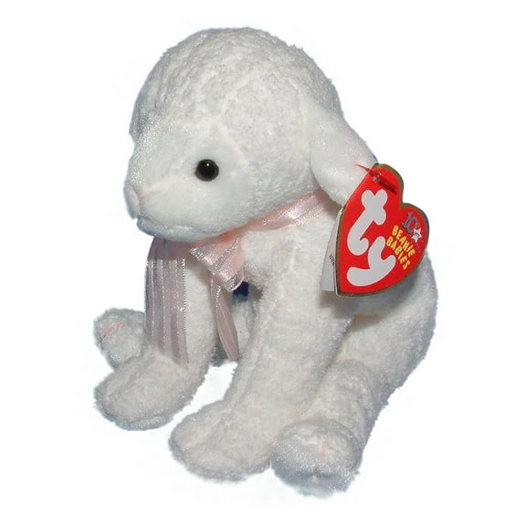 Ty Beanie Babies Lullaby the Lamb Easter Plush 2002