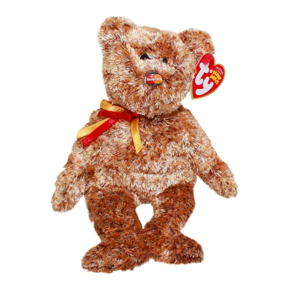 Ty Beanie Baby: M.C. Beanie VII the Bear | Stuffed Animal | MWMT's