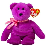 Ty Beanie Baby MAGENTA II Collectible Teddy Bear Plush, Purple, 8 inch
