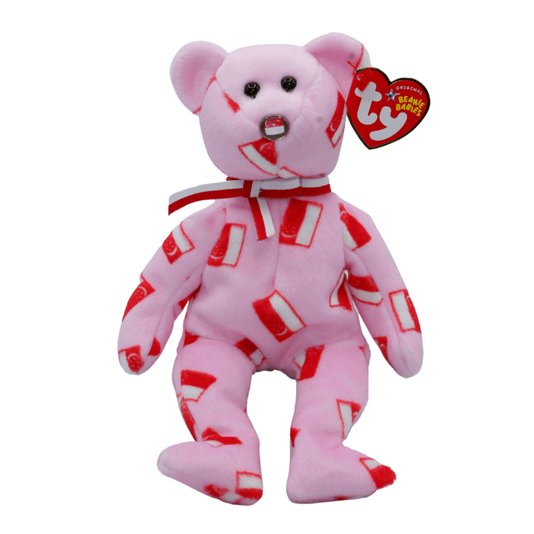Ty Beanie Baby: Maju the Bear Flag Nose - Singapore