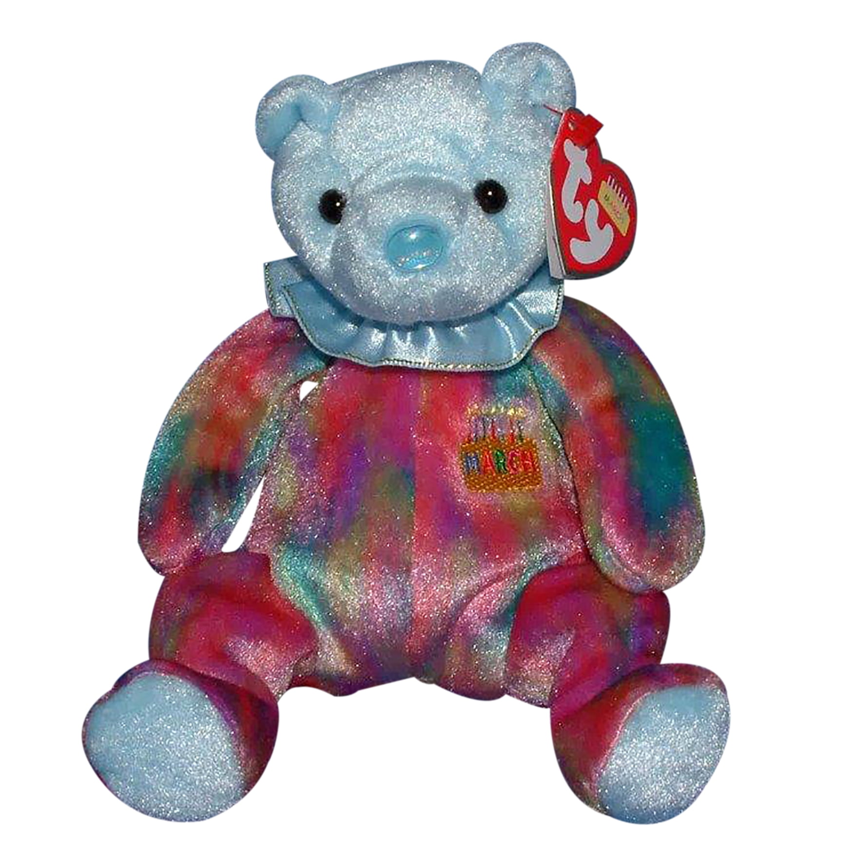 Ty Beanie Baby: March the Bear | Stuffed Animal | MWMT's - Walmart.com