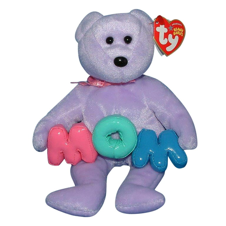 Ty Beanie Baby Mom the Bear Stuffed Animal Mint Condition MWMT s Birthday Gift Walmart