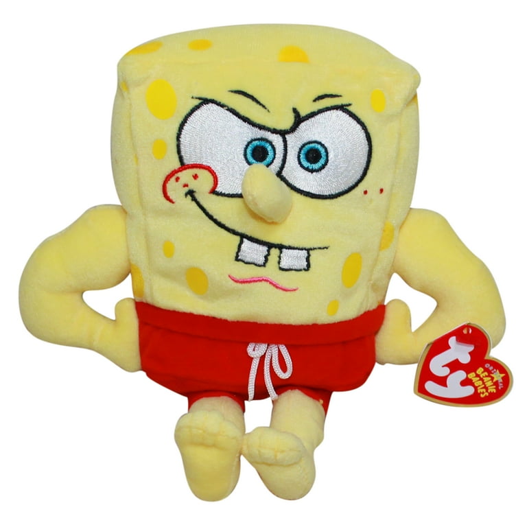 Ty Beanie Baby: MuscleBob BuffPants Spongebob | Stuffed Animal