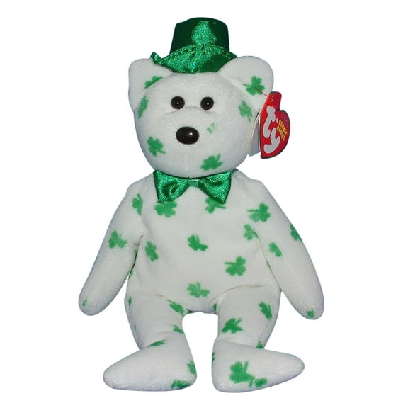 Ty Beanie Babies OFortune the Bear St. Patricks Day Plush 2006