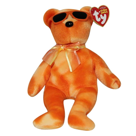 Ty Beanie Baby: Orange Ice the Bear - Trade Show Exclusive | Stuffed Animal | MWMT's