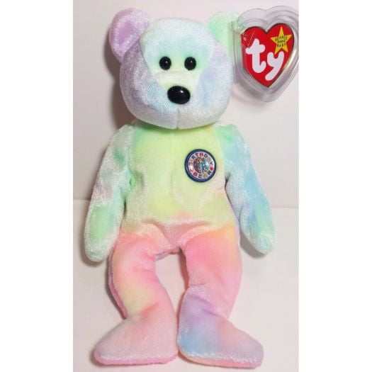 Ty Beanie Baby Original Birthday Bear Plush Toy