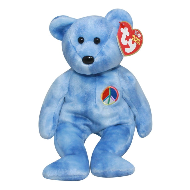 Peace sign beanie baby outlet