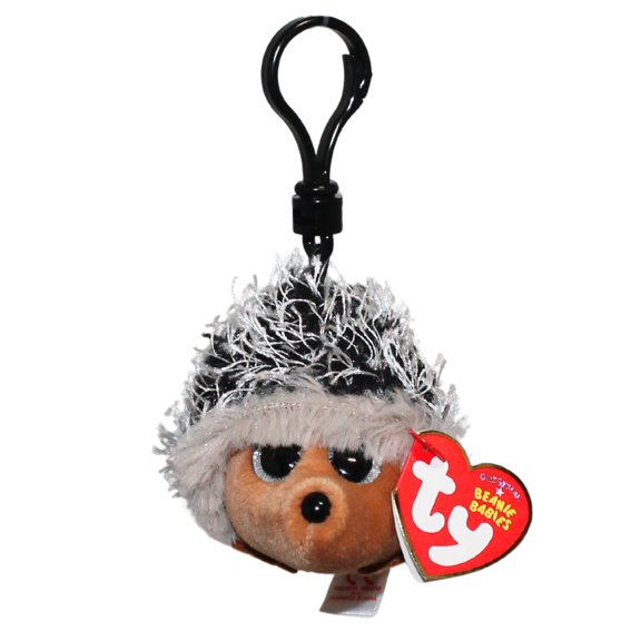 Ty Beanie Baby (Plastic Key Clip) - Spike the Hedgehog - Stuffed Animal