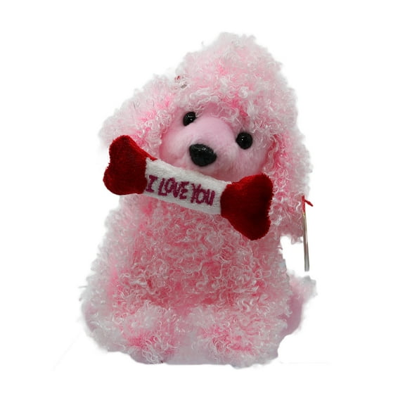 Ty Beanie Baby: Pup in Love the Poodle | Stuffed Animal | MWMT