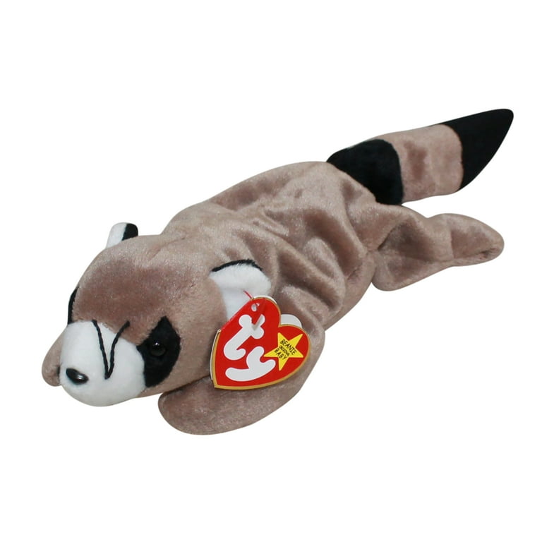 Ty Beanie Baby Plush: Ringo the Raccoon Stuffed Animal, Mint