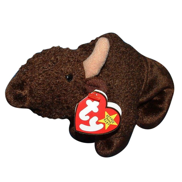 Ty Beanie Baby Roam the Buffalo Stuffed Animal MWMT
