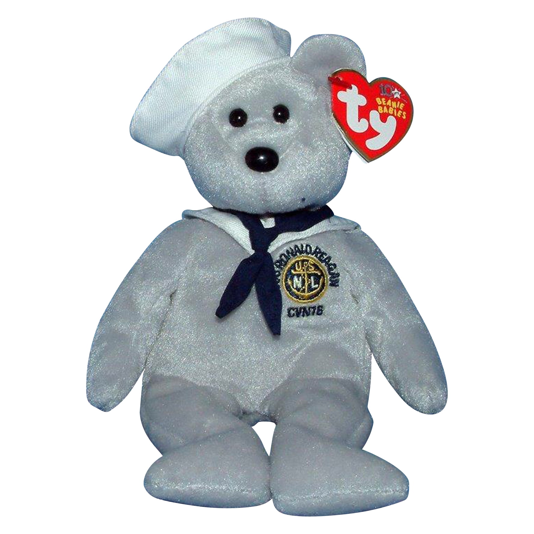 Ty Beanie Baby Ronnie the Bear Stuffed Animal MWMT