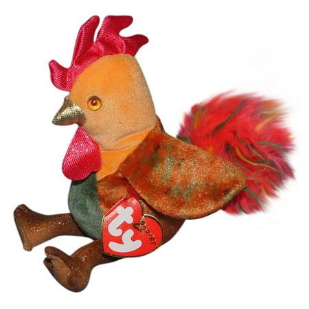 Ty Beanie Baby: Rooster - Chinese Zodiac | Stuffed Animal | MWMT