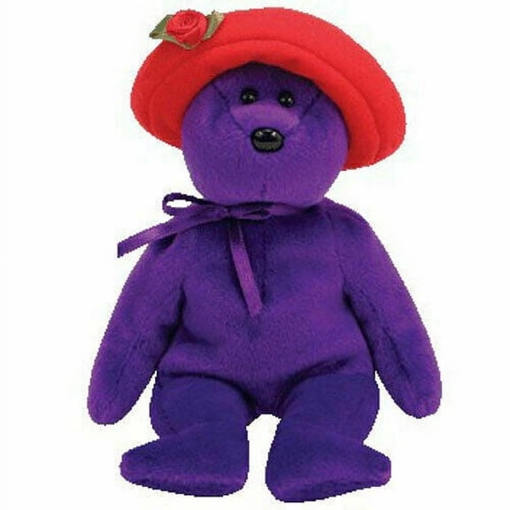 Ty Beanie Baby Ruby the Red Hat Bear Plush