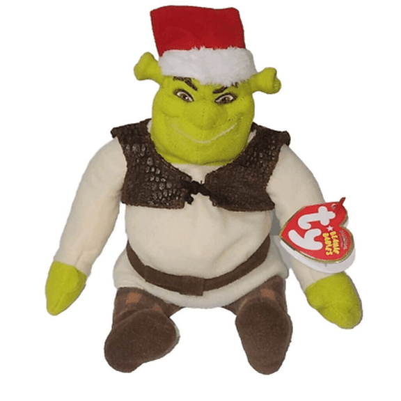 Ty Beanie Baby - SHREK the HALLS Holiday 10" Plush (BONUS ONE FUN CHOPS)