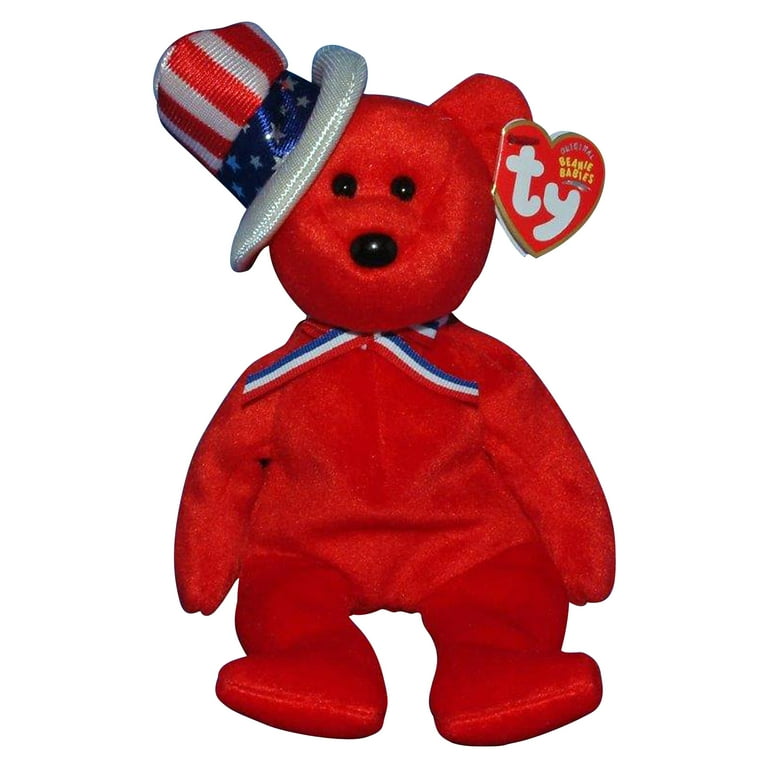 Red beanie hotsell baby bear