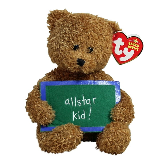 Ty Beanie Baby: School Rocks the Bear - Allstar Kid! | Stuffed Animal | MWMT's