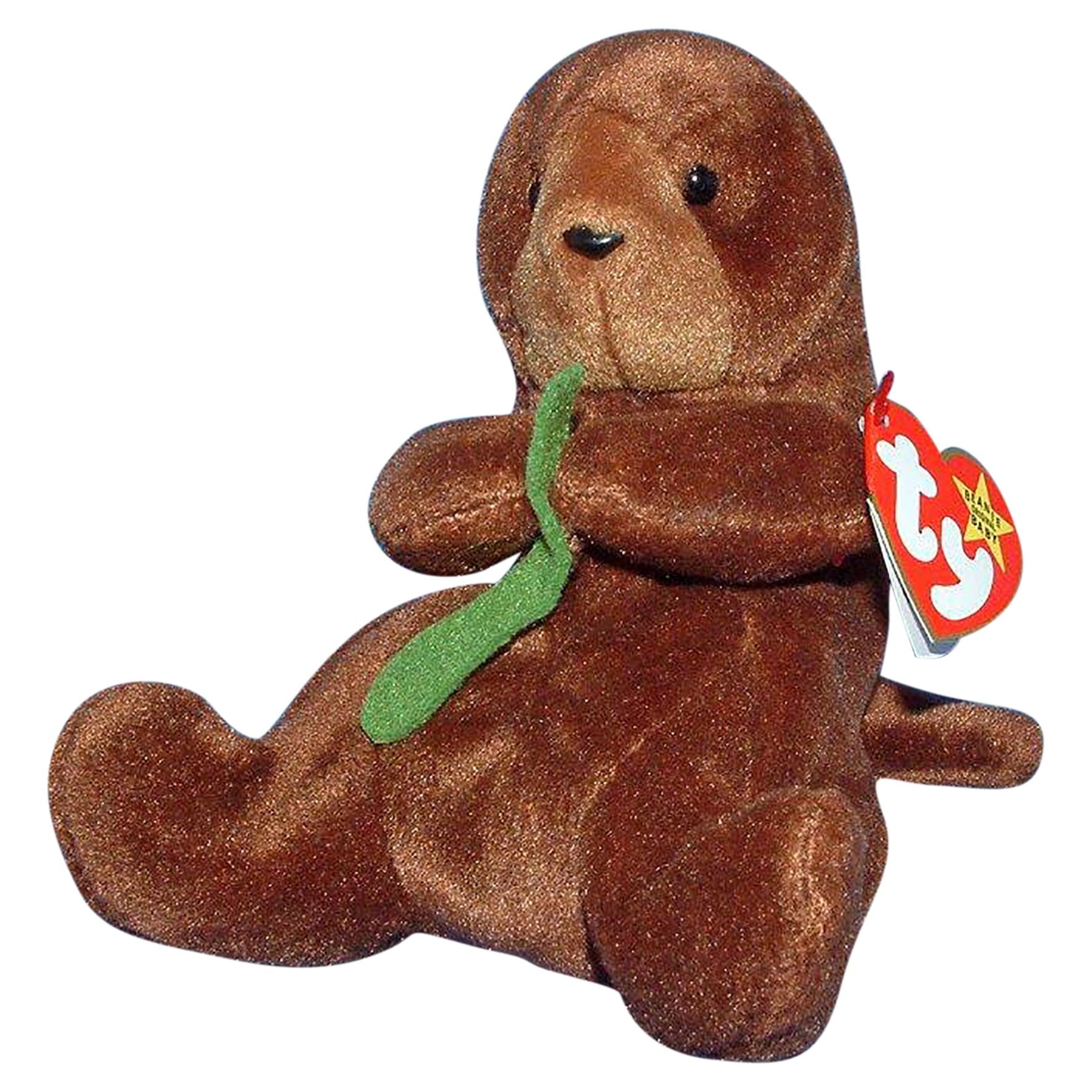 Ty Beanie Baby Seaweed the Sea Otter Stuffed Animal MWMT