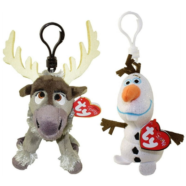 Ty Disney Olaf Plush Toy With Sparkles, Olaf From Frozen 