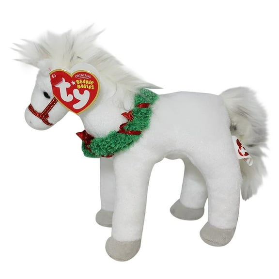 Ty Beanie Baby: Sleighride the Horse | Stuffed Animal | MWMT's